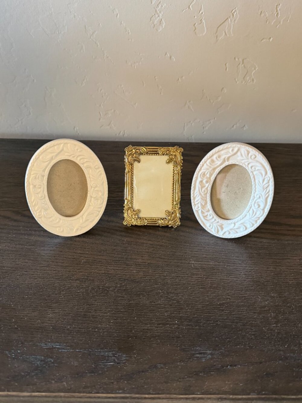 Three Minerature Picture Frames NEW